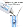 Yerba Mate Tea Container Nut Storage Coffee Tank Sugar Cans Kitchen Storage Organizer, Argentina Football Captain No.10 Style 3