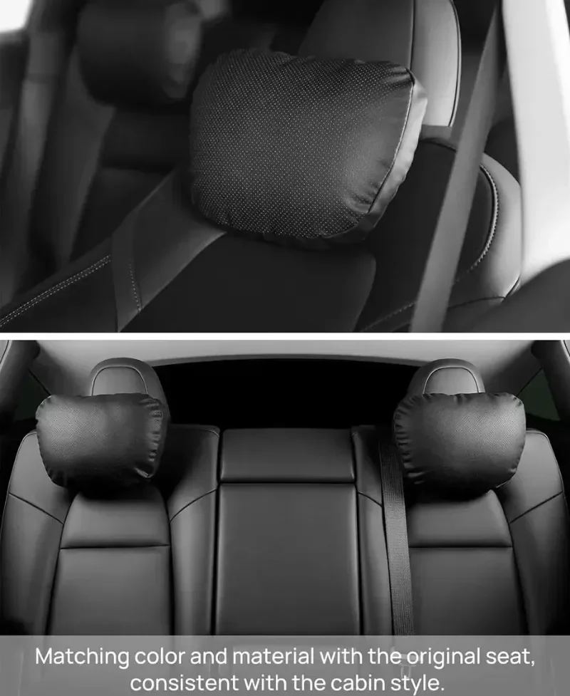 Komfortables Kopfstützen-Nackenkissen für Tesla Model 3, Model Y, Juniper, Model S, Model X, Reisezubehör, Auto-Nackenkissen-Stütze – Detail 9