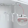Stainless Red Wine Glass Holder Inverted Hanging Storage Rack Goblets Hanger Rack Decoration Hanging Wine Cabinet 6