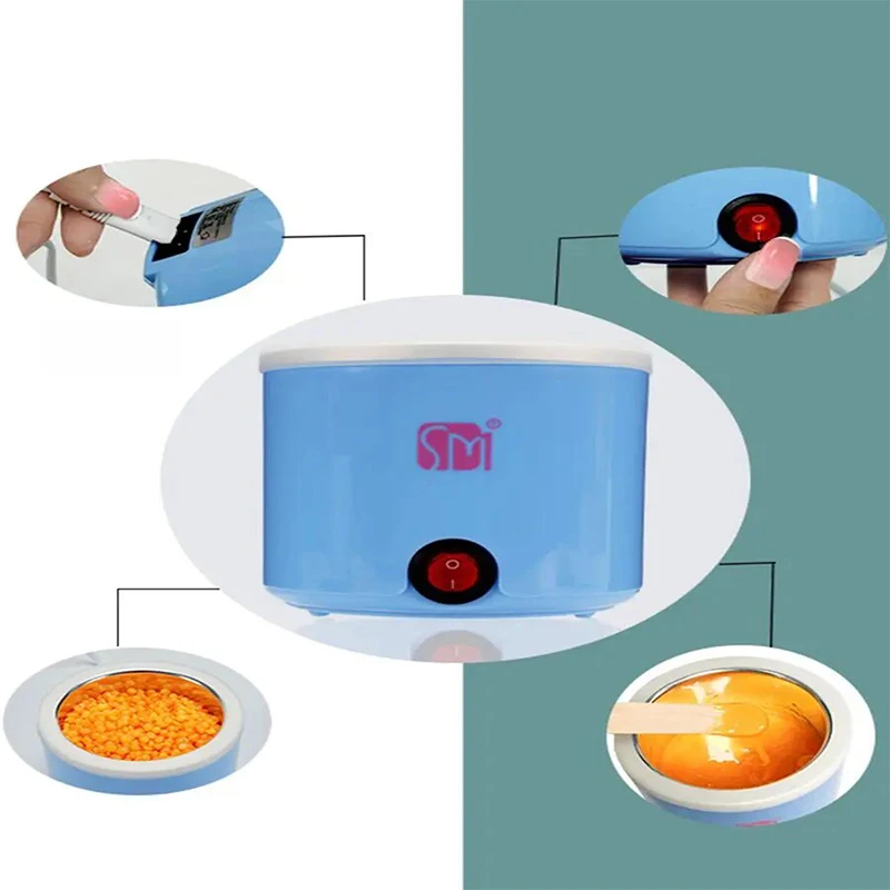 1PC-Mini small wax machine heater underarm hair removal honey wax hair removal cream small and versatile melting machine wax heater hair removal wax hair removal tool beauty wax