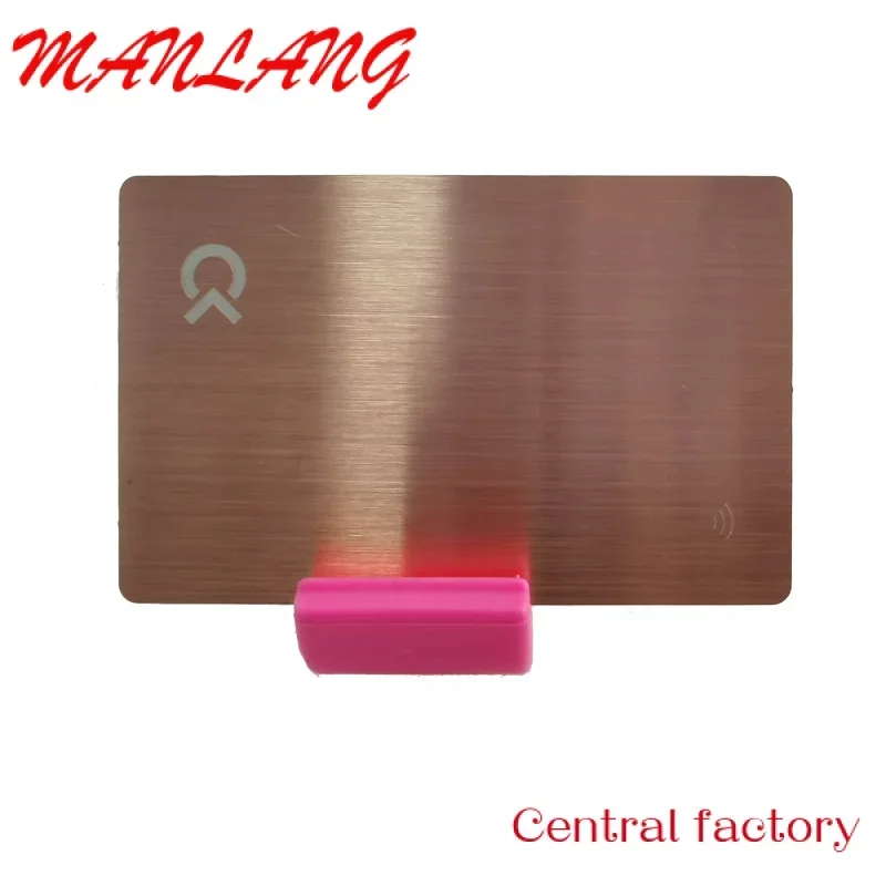 

Custom Custo Color 13.56hz N 213 etal Card RFID Busins Card