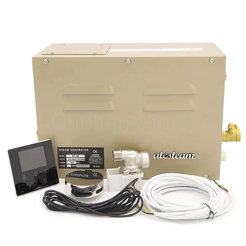 Atcsteam 3KW Auto Drainning Steam Generator Shower Sauna Vapor Generator Suppliers 4