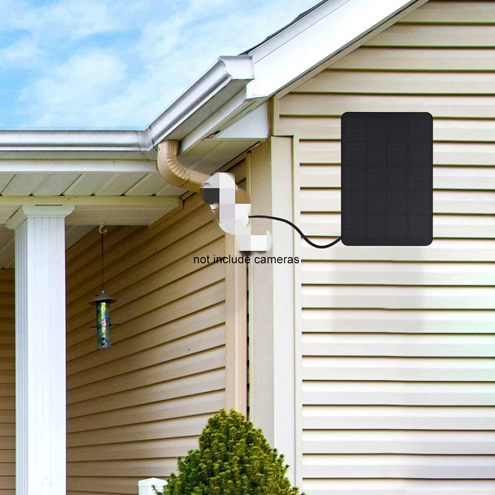 

10w 5V Waterproof Solar Panel Monocrystalline Ip Security Camera Charger Portable for Mobile Phone