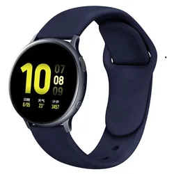 Versatile Silicone Watch Strap - Premium Wristband Replacement for 22mm (Navy blue)