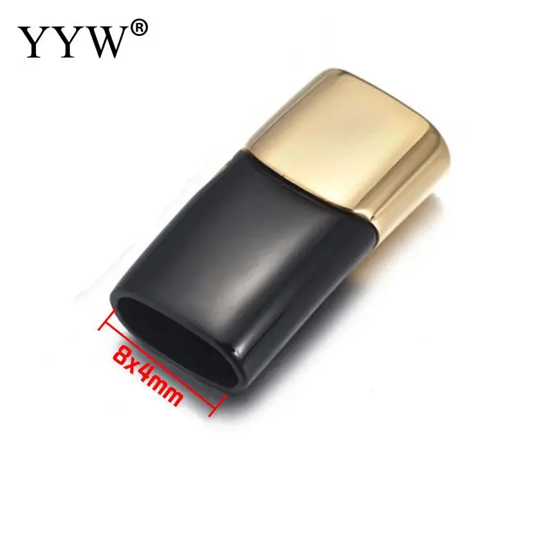 10pcs Stainless Steel Strong Magnetic Clasps For Leather Cord Clasps Magnet Lace Buckle Diy Bracelet Jewelry Making Components