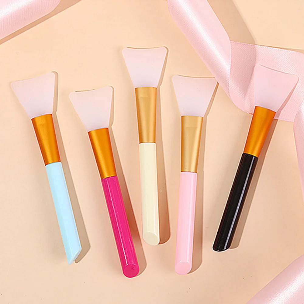 1/4/5/6-pack advanced silicone facial mask brush - mild and soft, suitable for all skin types, formaldehyde free 5