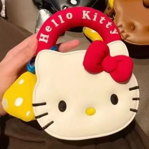 Sanrio Hello kitty One Shoulder Crossbody Bag Mini Handbag Women's Mobile Phone Bag Daily Commuting Cute High Looking