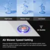 Whirlpool Water Jetted and Air Bubble Freestanding Heated Soaking Combination Bathtub with LED control panel 6
