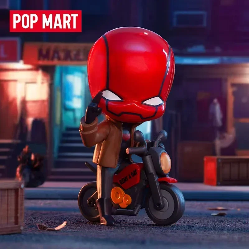 Pop Mart Dc Gotham City Series Blind Box Batman Harly Quinn Joker Justice League Kawaii Doll Action Figure Toy Model Mystery Box