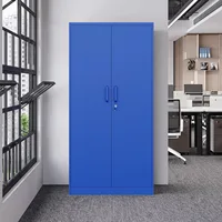 Metal Garage Storage Cabinets with Lock Door and Adjustable Shelves, Steel Tool Cabinets for Home,Warehouse Organisieren (Blue) 2
