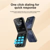 New High-end 2024 SERVO Flilo9 3G WCDMA Cellphone Foldable 2 SIM Card Speed Dial Blacklist Type-C Flip Mobile Phone 2.6“ Displa 6