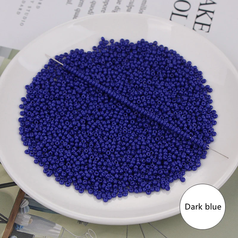 Tschechische Uniform Runde Glas Kleine Perlen Candy Farbe Mini Handwerk Perlen Für DIY Handgemachten Schmuck Machen Zubehör 12 Gramm/los – Detail 5
