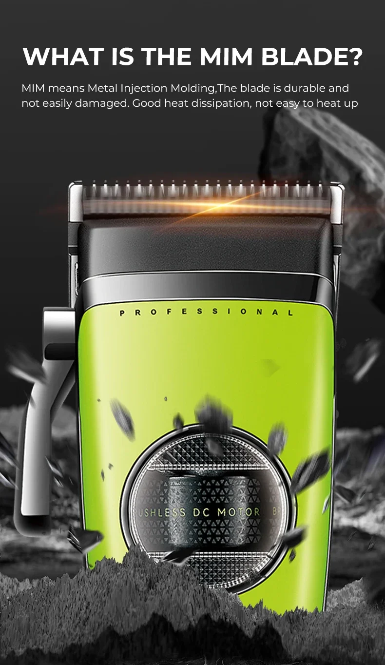 Trimmer Professional Hair Clipper Cordless Hair Cutting Machine Barber External