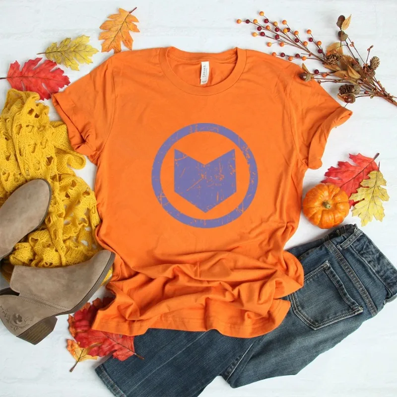 아동용 티셔츠 트렌디하고 멋진 마블 이글 아이 로고 프린트 부모 자녀복 순면 캐주얼 남아 및 여아 티셔츠