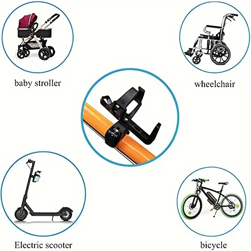 Universal 360° Rotating Bicycle Water Bottle Holder - Versatile Cycling Accessory