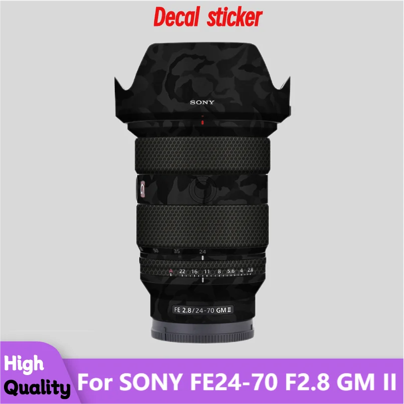 

Для SONY FE24-70 F2.8 GM II наклейка на корпус объектива Защитная Наклейка на кожу виниловая пленка защитное покрытие от царапин