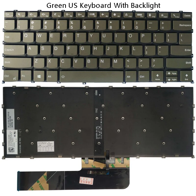 Backlit us uk Teclado Espanhol para Lenovo Ioga Magro Pro 14ai5 14ai5 14ai5 14ai5 14ai5 714ai5 7-14ai5 - Imagem 6