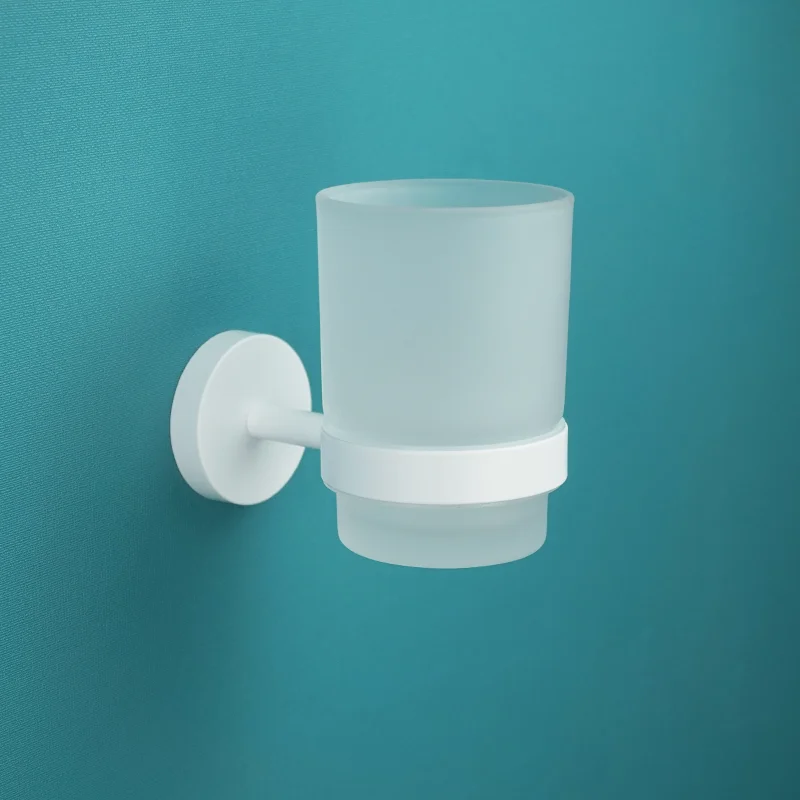 Matt White Brass Knurling Towel Rack Toilet Brush Paper Roll Holder Toothbrush Holder Soap Tray Coat Bathroom Kit