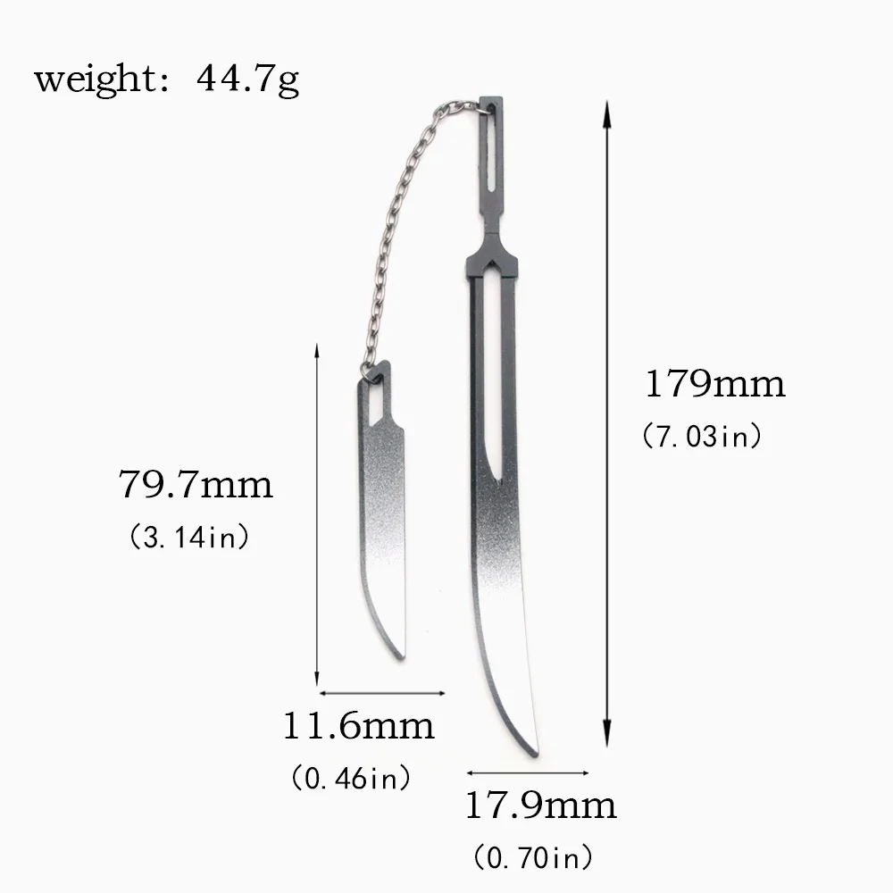 Anime Keychain BLEACH Thousand-Year Blood War Kurosaki Ichigo Zangetsu Weapon Pendant For Men