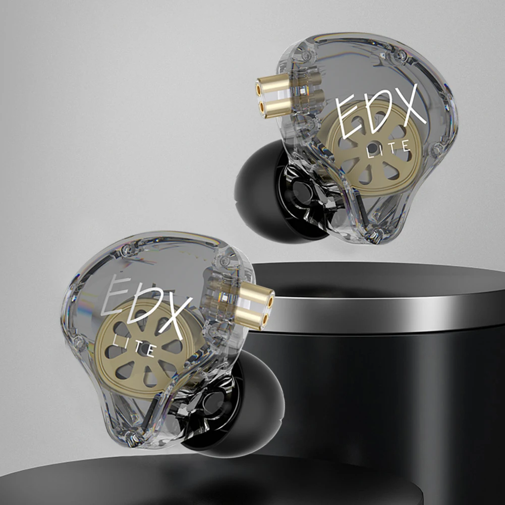 Wired In Ear Monitor Headphones 2pin Detachable Cable Stage Live Headphones 3.5MM Jack Plug Music Sports Gaming Headset