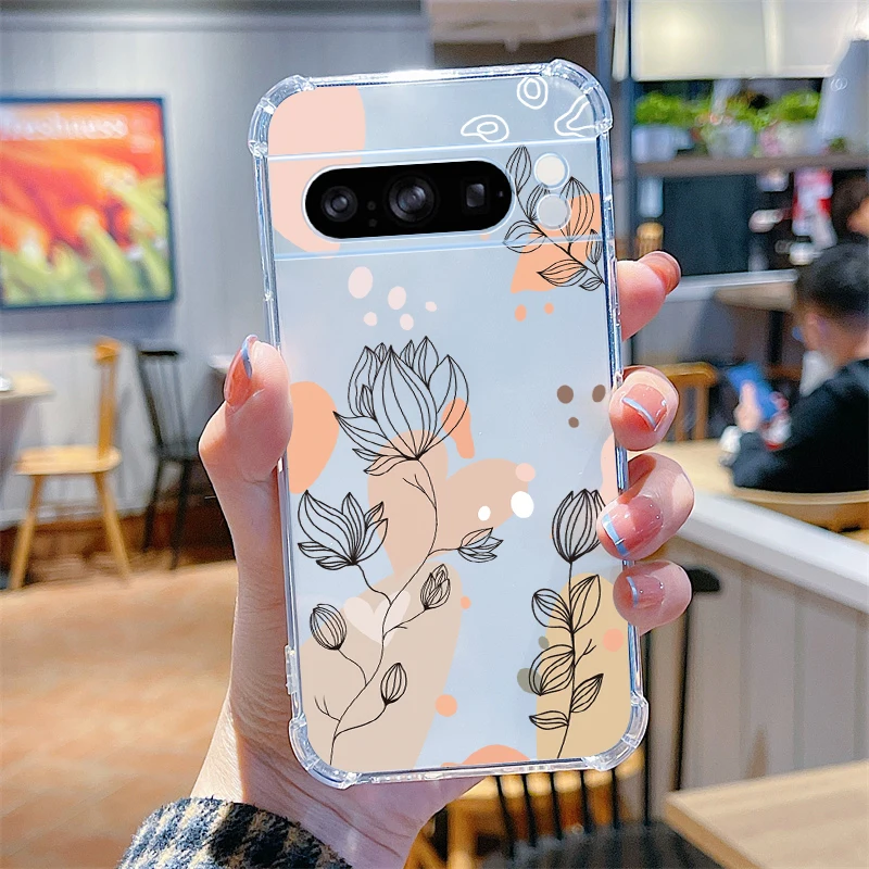Floral Transparent Phone Case