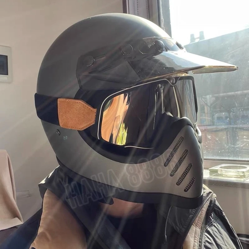 ��Ƽ�� ������� ��� ���� ���� ��Ʈ�� ������� Ǯ ���̽� ��� Casco Moto Capacete DOT ����