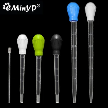 수동 수족관 자갈 청소 빨대 물고기 탱크 물 교환기, 수족관 청소 피펫 드로퍼, 연장 튜브 포함 폐기물 제거기