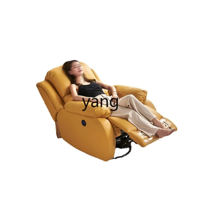

Yjq Multifunctional Single Sofa Leather Electric Massage Sleeping Rotating Living Room Lazy Casual Rocking Chair