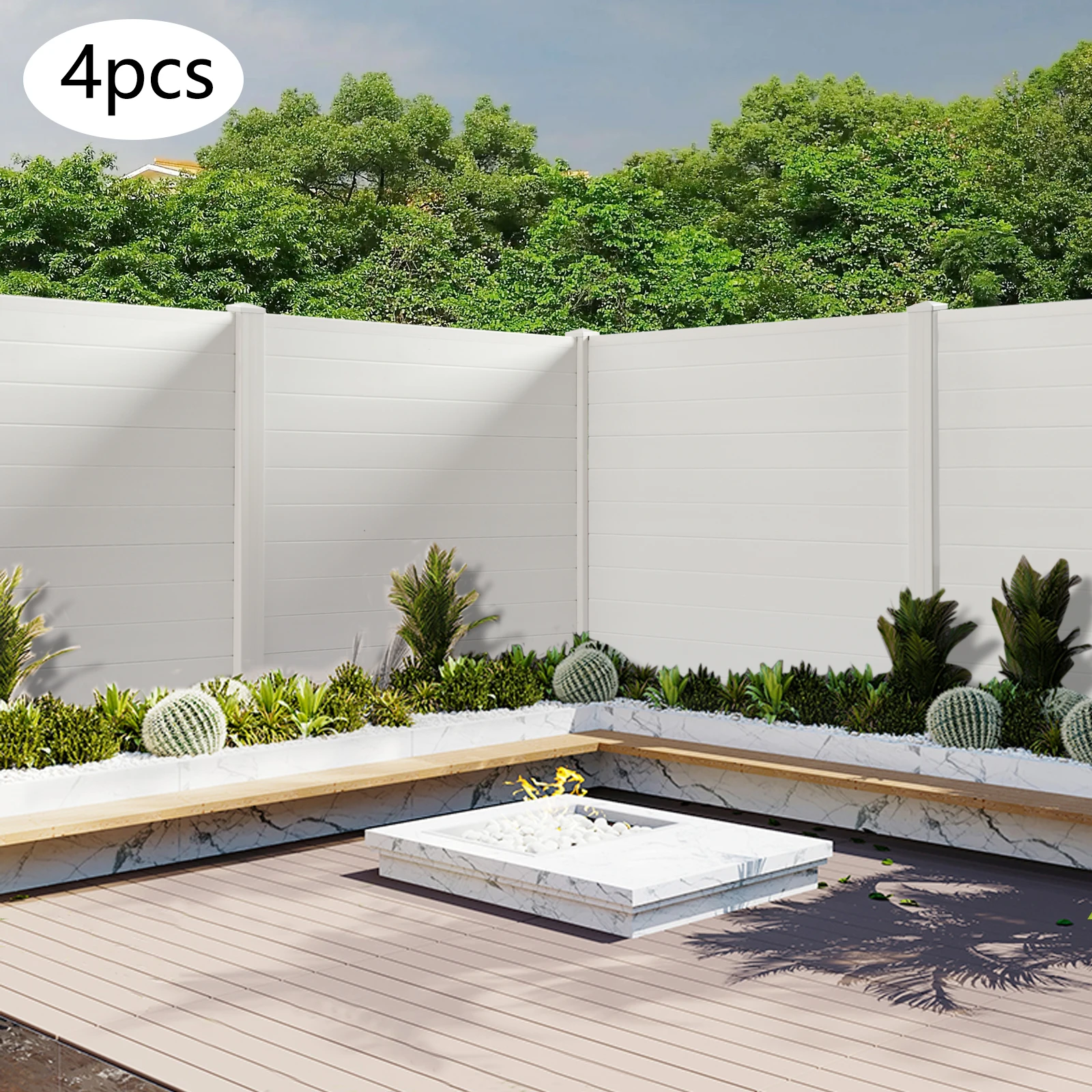 Valla decorativa: crea privacidad en tu jardín, terraza o patio