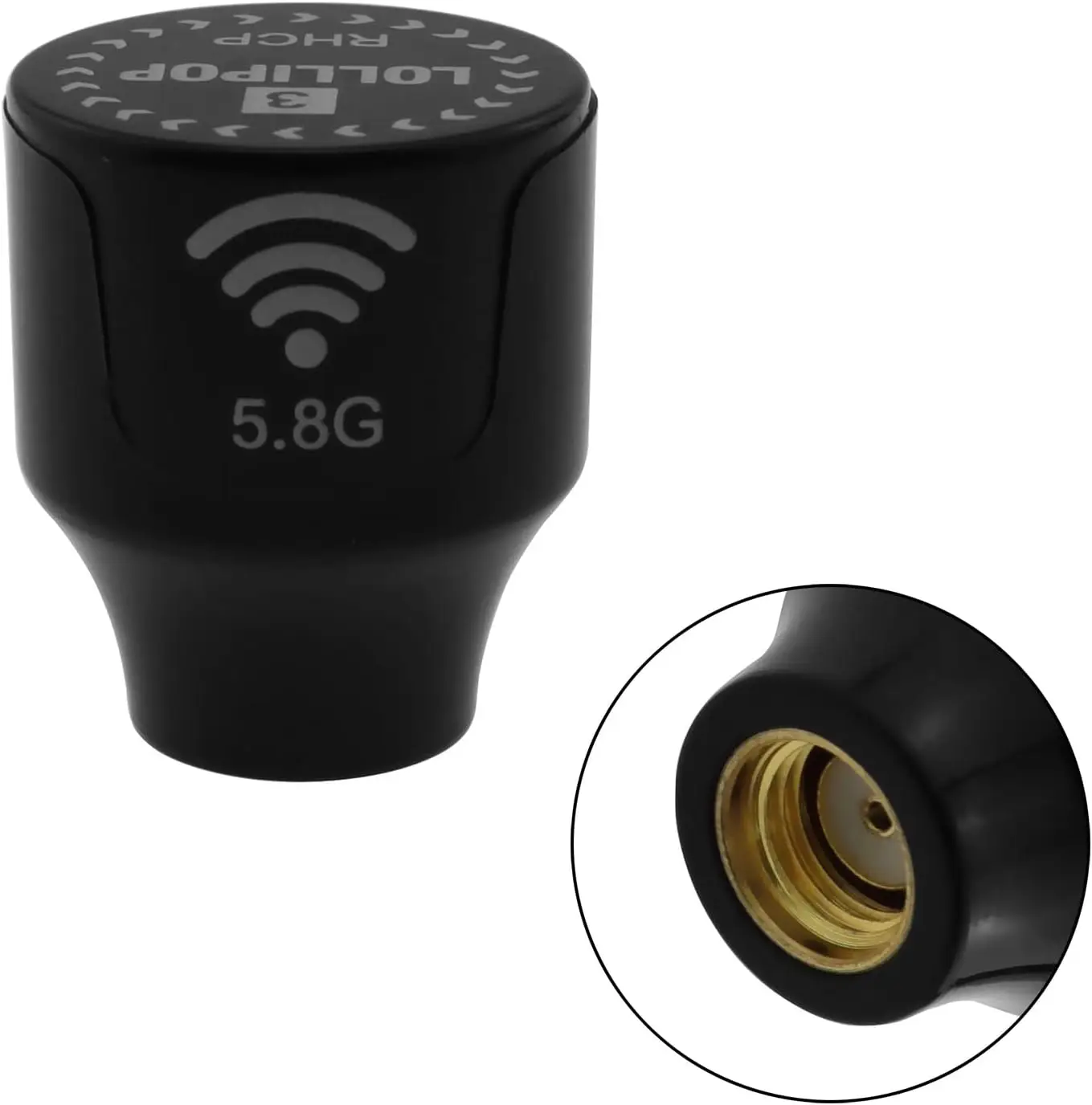 Super Mini Stubby 5.8GHz 5dBi Antenna SMA Female for FPV Transmitter TX RX RC MAK-RHCP