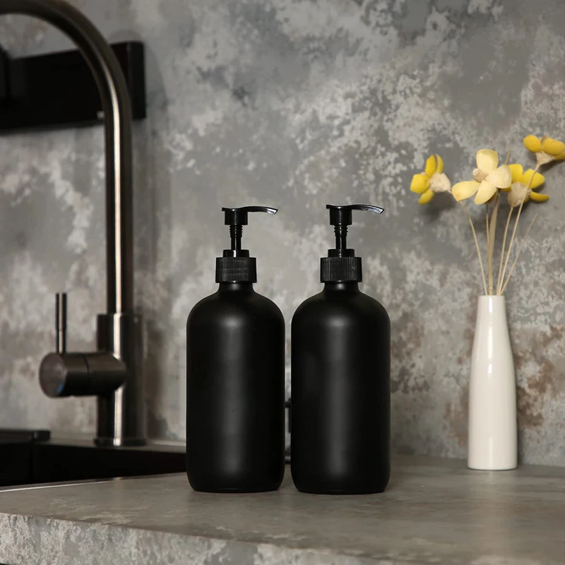 Soap Dispenser 300/500ml Refillable Empty Shampoo Conditioner Container for Bathroom Supplies