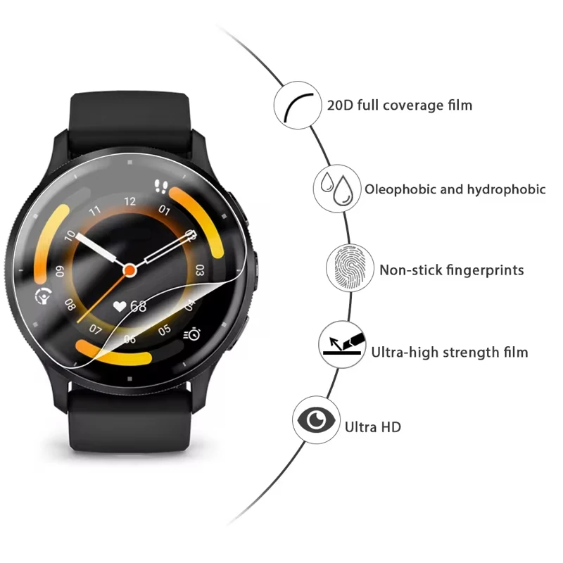Garmin VivoActive 5 6용 하이드로겔 필름 3-5개 VivoActive 5 6용 화면 보호 필름