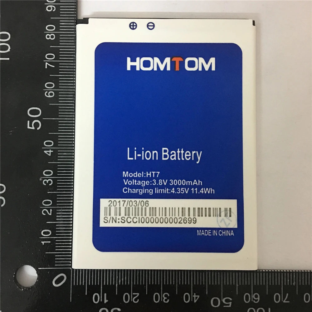 

3000mAh HT7 Battery For Homtom HT7 HT7 Pro Mobile phone battery