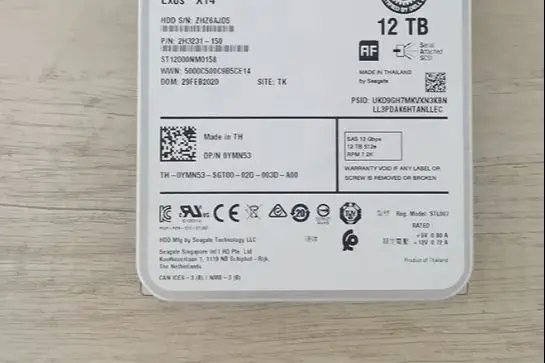 For EMC 0YMN53 ST12000NM0158 12T 2 5 inch 7 2K SAS server hard drive