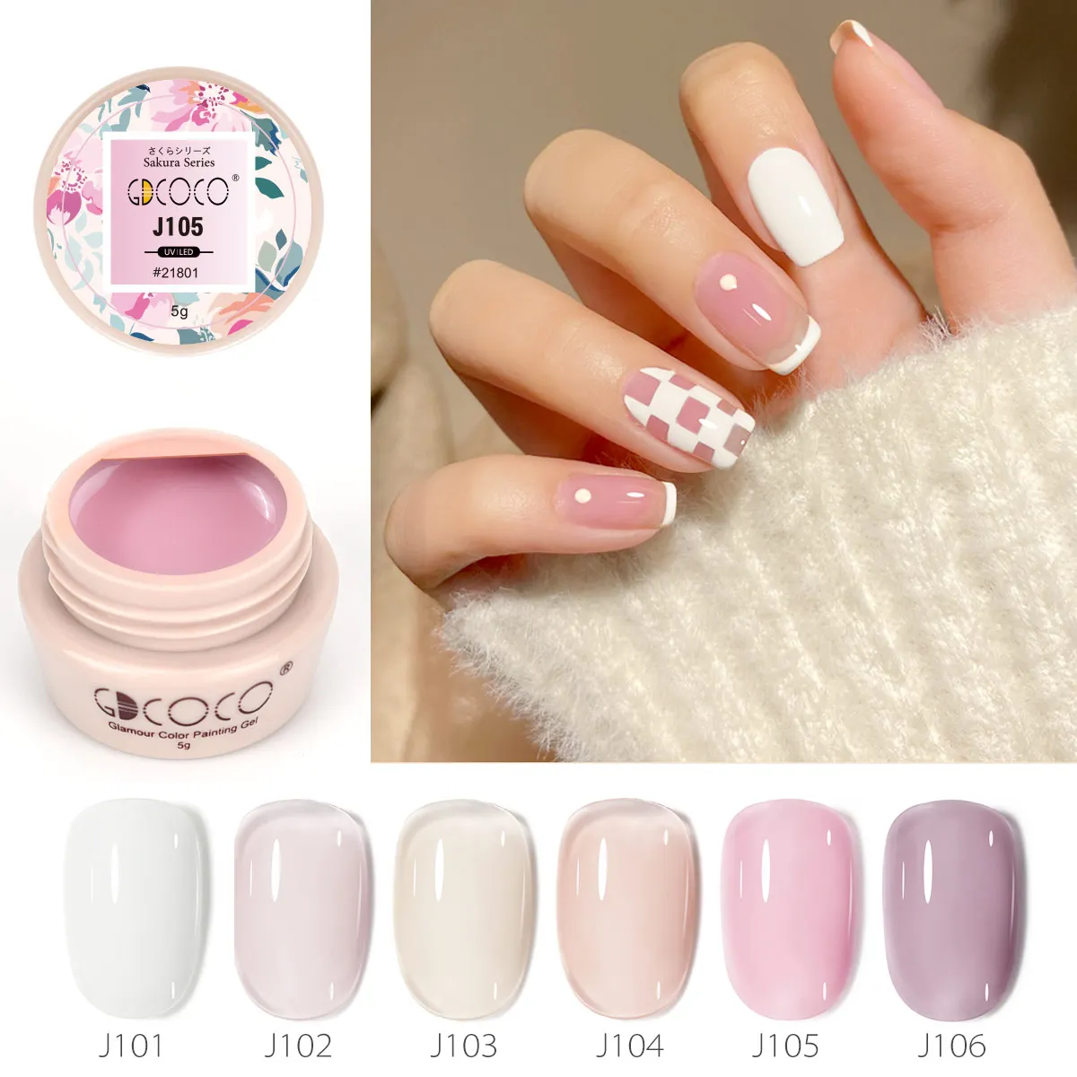 Natural Color Gel Nail Polish | Nude Color Acrylic Nails | Jelly Nail Polish  Gel - Nail Gel - Aliexpress