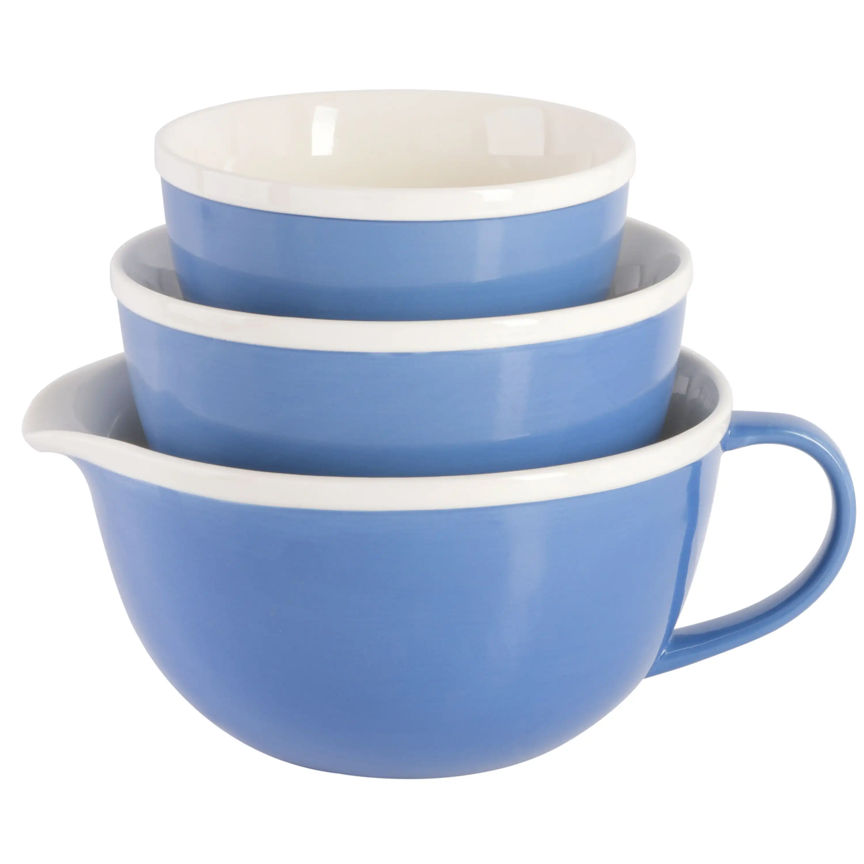 

Stoneware Mixing Bowl Set 3 Piece