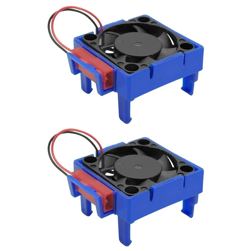 2Pc Vxl-3S Velineon Esc Vxl-3 Vxl 3S Ventola Di Raffreddamento Del Dissipatore Di Calore Per Parti Traxxas Bandit Rustler Stampede Slash 2Wd / 4 X4 Vx