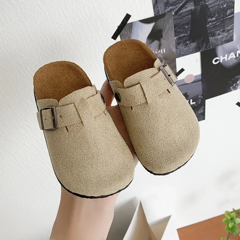Sommer Kinder Hausschuhe für Mädchen Im Freien Nicht-slip Kinder Mode Flache Hausschuhe Einfache Neue Kleinkinder Kausalen Strand Slip-on Schuhe – Detail 7