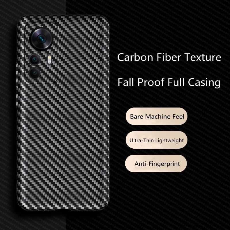 Ultra-Thin Carbon Fiber Matte Soft Touch Protective Case