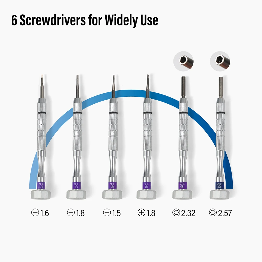 Optical Glasses Repair Plier Screwdriver Tweezer Wire Hook Set Eyeglasses Maintenance Hand Tool Kit Nylon Pocket