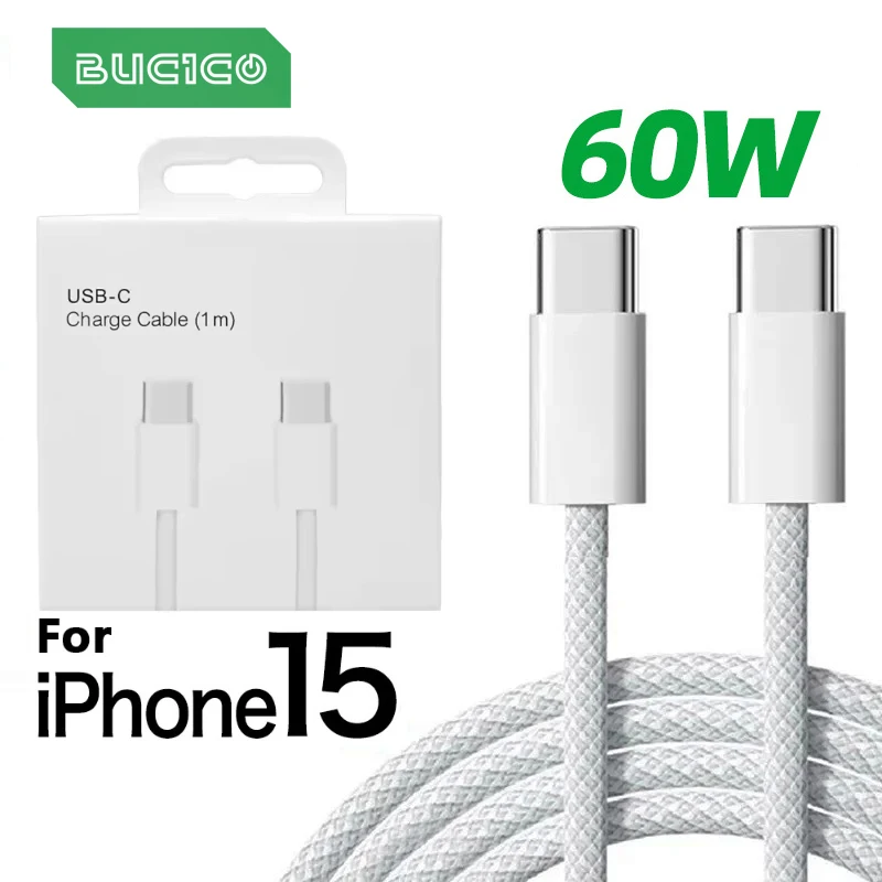 2Pezzi Cavo USB Type-C 3 Metri Ricarica Rapida per iPhone 16/16 Pro Max /16Pro