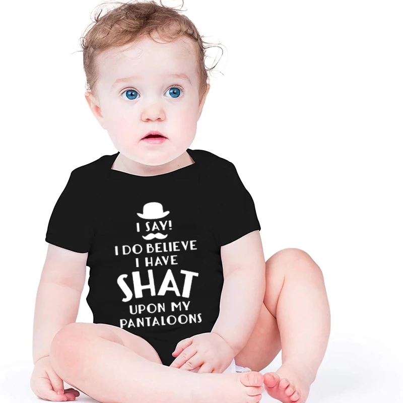 

Korean Baby Clothes Newborn Baby Bodysuits Baby Boy Summer Casual Short Sleeve I Say Print Baby Girl Jumpsuits Children Clothes