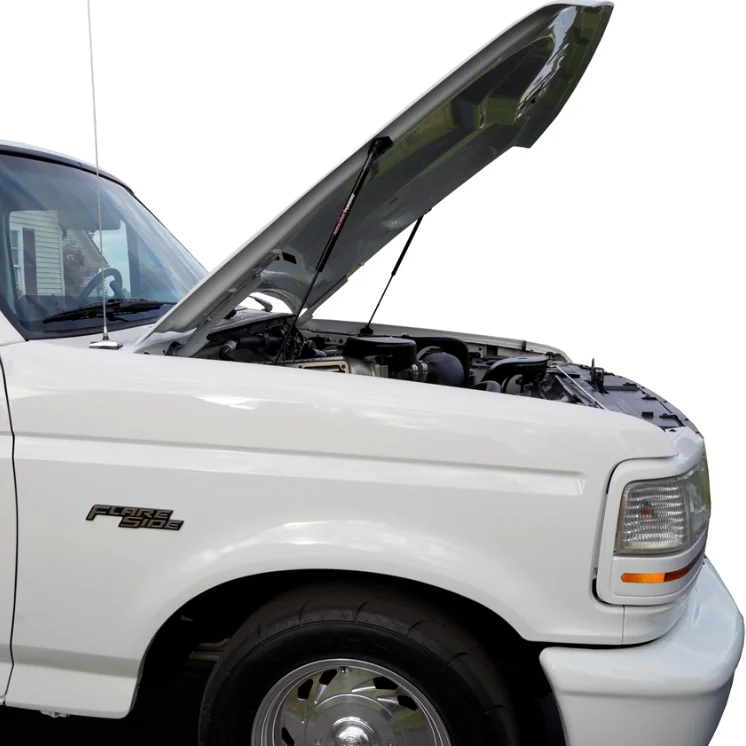포드 F150 & F250 1992-1997 프론트 후드 보닛 개조용 가스 스트럿 1세트, 리프트 서포트 댐퍼 쇼크 업소버 프로프 로드