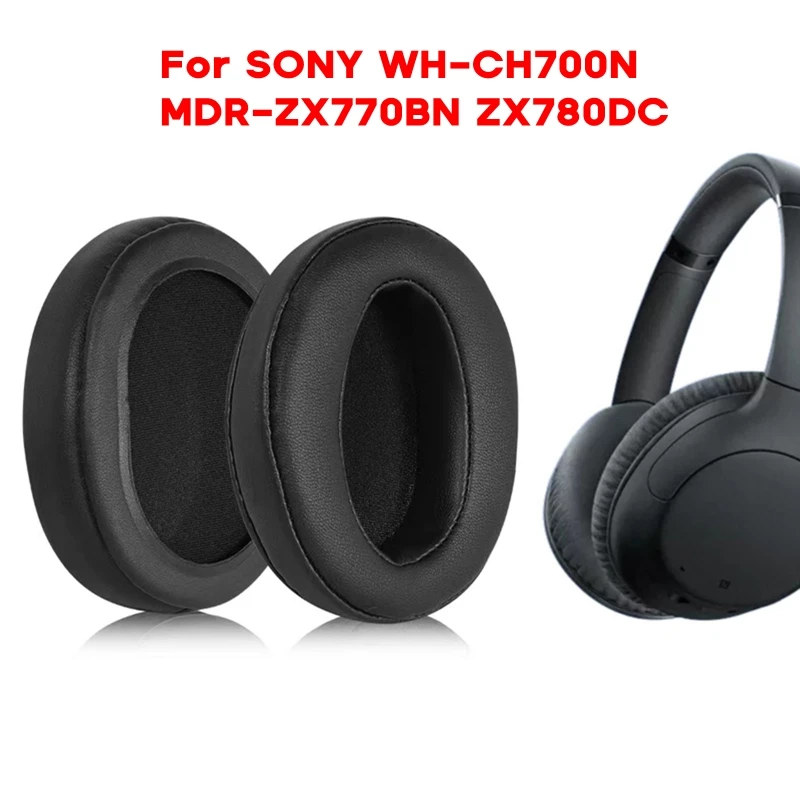 

Дышащие амбушюры для SONY WH-CH700N, гарнитура с шумоподавлением, амбушюры, наушники, рукава, чехол, сетчатая ткань/белок/ледяной шелк