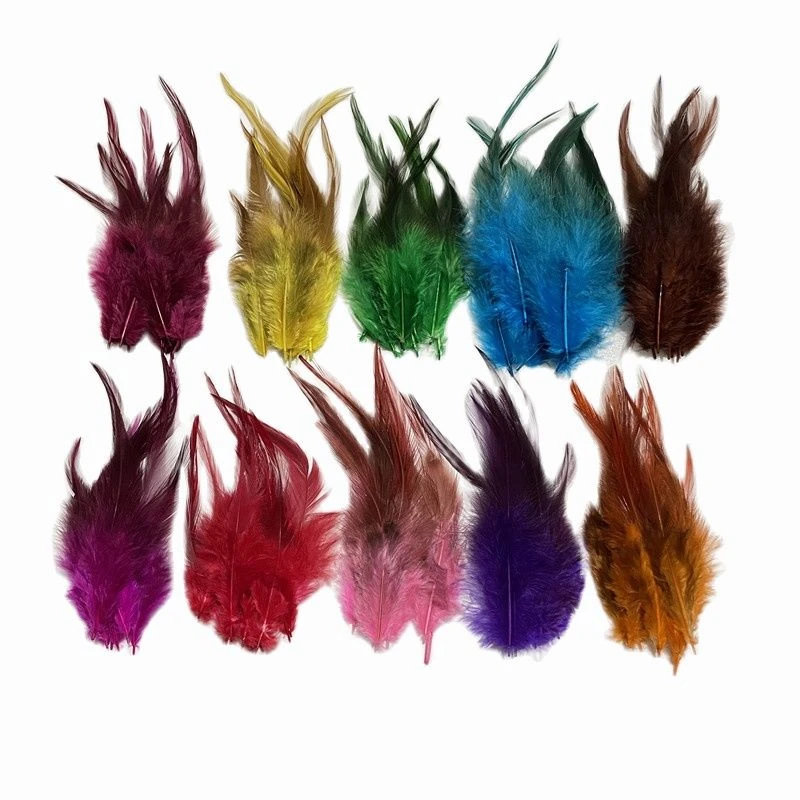 Colorful Pheasant Feather Dyed Rooster Plumes DIY Dream Catcher