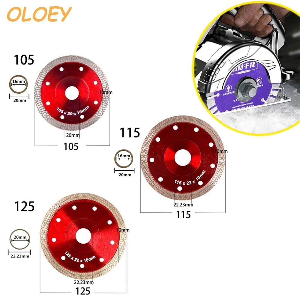 

Turbo Diamond Saw Blade Granite Marble Cutting Disc Porcelain Tile Ceramic Blades 3 Sizes For Angle Grinder Diamond Saw Blade