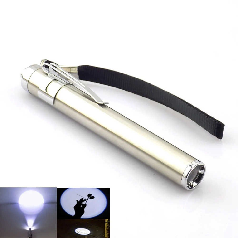 LED Flashlight LED Flashlights Mini Flashlight Mini LED Lamp Powerful Small Flashlight Portable Flash Light Penlight Torch Lamp Pocket Lights Lantern AAA Battery