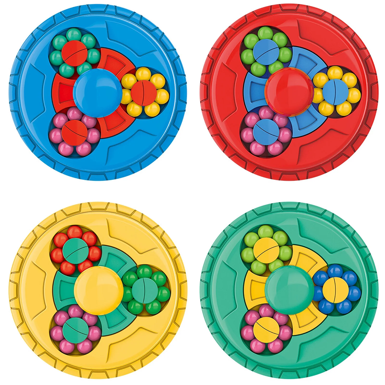 New Children Intelligence Rotating Magic Bean Fingertip Toy Kids Stress Relief Cube Toys For Aldult Relieve Decompression Game 6 New Children Intelligence Rotating Magic Bean Fingertip Toy Kids Stress Relief Cube Toys For Aldult Relieve Decompression Game 6