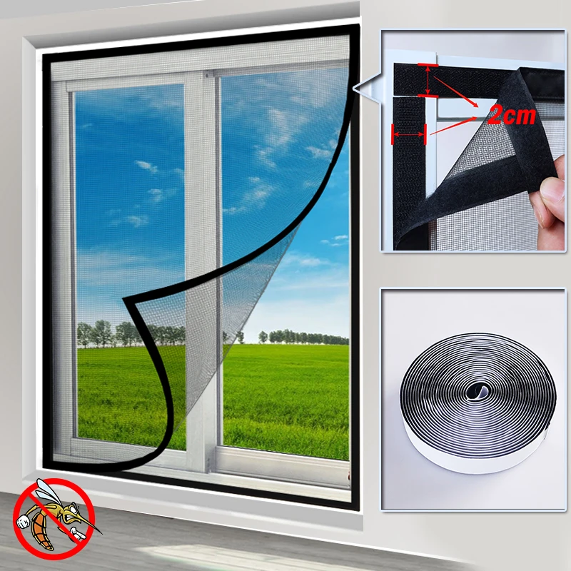 Dtgj Insect Mosquito Nets For Window Screen Mesh Custom Size Tulle