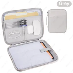 Padded Protective Tablet Sleeve with Pocket - Enhanced Carrying Case - 11 inch (Grey)